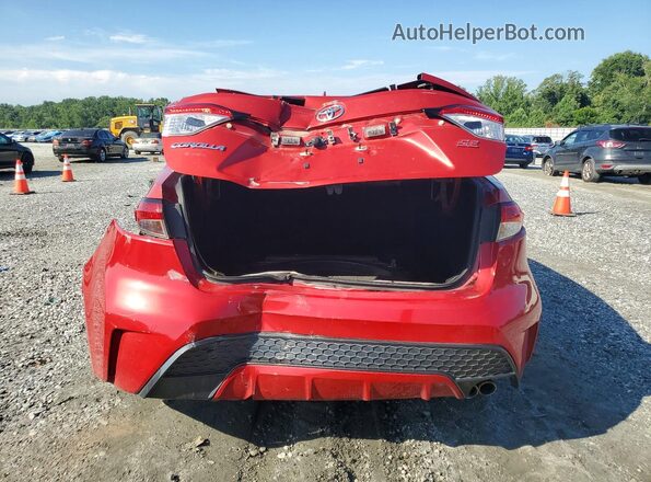 5YFS4RCE6LP001768 2020 TOYOTA COROLLA Red Front interior view