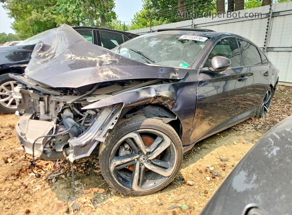 1HGCV2F35LA024838 2020 HONDA ACCORD Charcoal Trasero izquierdo