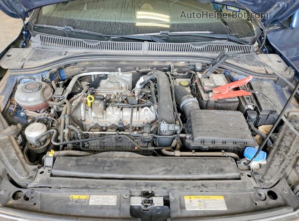 3VWC57BU9MM001493 2021 VOLKSWAGEN JETTA Blue Вид підкапотного простору