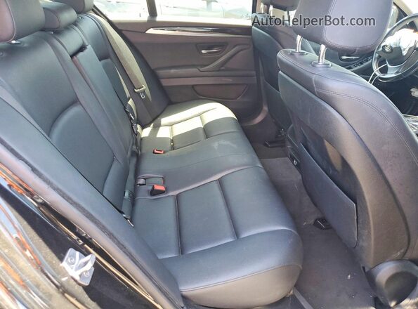 WBA5A5C54GG351130 2016 BMW 5 SERIES Black Widok wnętrza z tyłu