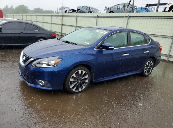 3N1AB7APXGY222597 2016 NISSAN SENTRA Blue Rear left