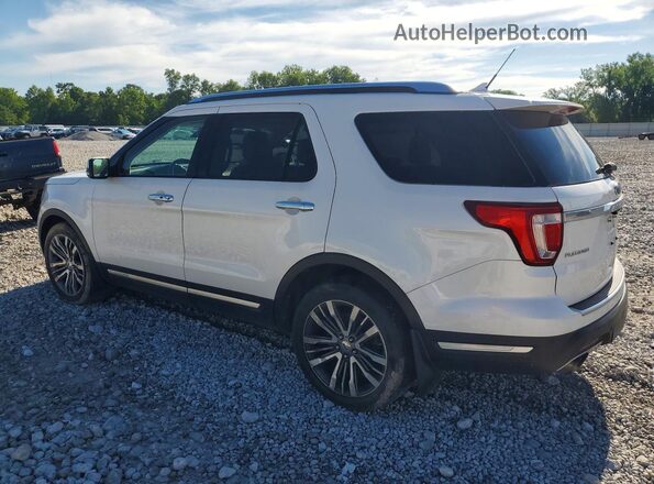 1FM5K8HT3JGB29058 2018 FORD EXPLORER Белый Задняя правая четверть