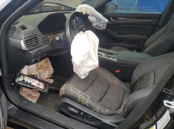 1HGCV1F34NA086745 2022 HONDA ACCORD Black Vista del salpicadero