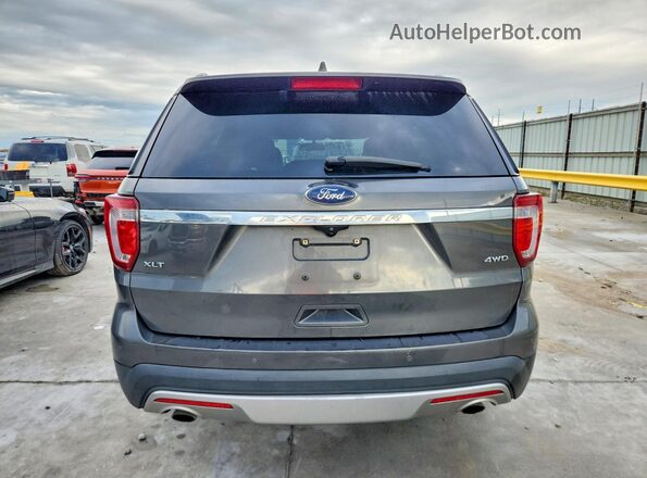 1FM5K8D8XHGC20985 2017 FORD EXPLORER Gray Vista interior delantera