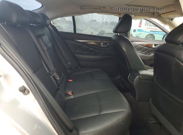 JN1EV7AP2JM353834 2018 INFINITI Q50 Silver უკანა სალონის ხედი