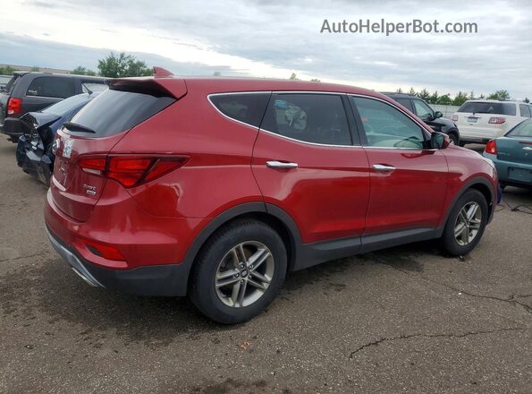 5XYZTDLB8HG394954 2017 HYUNDAI SANTA Red წინა მარჯვენა