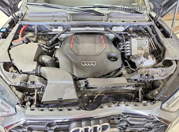 WA1B4AFY5P2036405 2023 AUDI SQ5 Gray Vista de la etiqueta del VIN