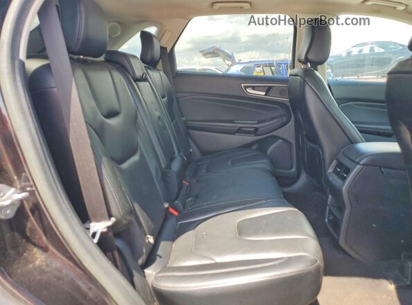 2FMPK4K99MBA08500 2021 FORD EDGE Silver Rear interior view
