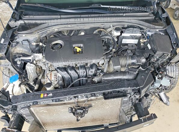 KMHD74LF4LU999638 2020 HYUNDAI ELANTRA Black ძრავის განყოფილების ხედი