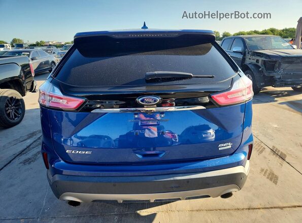 2FMPK3J91LBA46524 2020 FORD EDGE Blue Front interior view