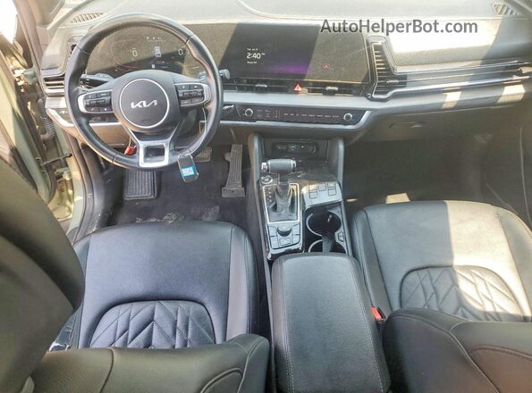 5XYK6CAF7PG121785 2023 KIA SPORTAGE Silver Вид щитка приладів