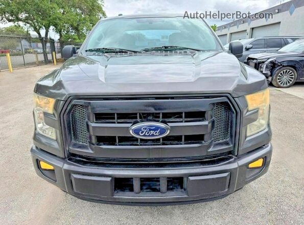 1FTEW1CP9GKF90720 2016 FORD F150 Gray Widok z tyłu
