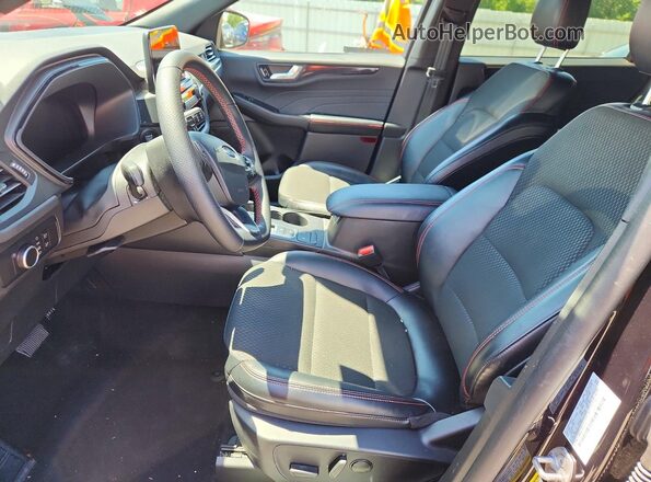 1FMCU9MN4SUB34352 2025 FORD ESCAPE Black Вид салону спереду