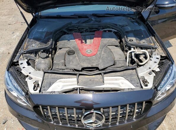 55SWF6EB9HU198109 2017 MERCEDES-BENZ C Black ძრავის განყოფილების ხედი