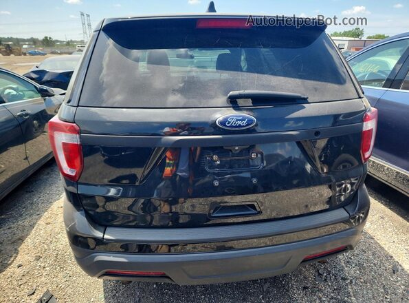 1FM5K8AR5JGA73171 2018 FORD EXPLORER Черный Вид салона спереди