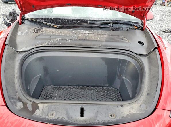 5YJYGDEDXMF110532 2021 TESLA MODEL Red Engine compartment view