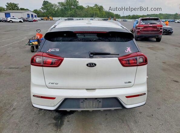 KNDCB3LC8J5119384 2018 KIA NIRO Белый Вид салона спереди