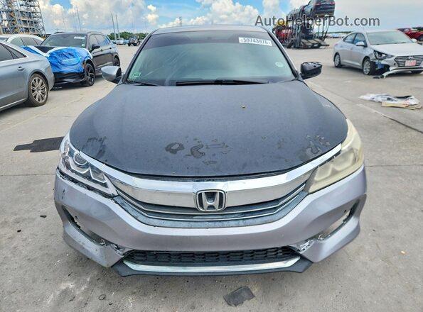 1HGCR2F38GA071694 2016 HONDA ACCORD Silver Вид ззаду