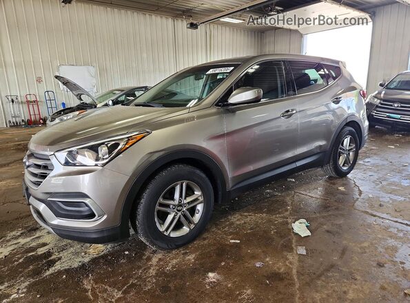 5XYZT3LB6JG556547 2018 HYUNDAI SANTA Gray Tył lewy