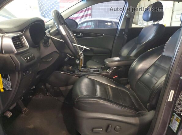 5XYPH4A19GG005319 2016 KIA SORENTO Charcoal Вид панелі приладів