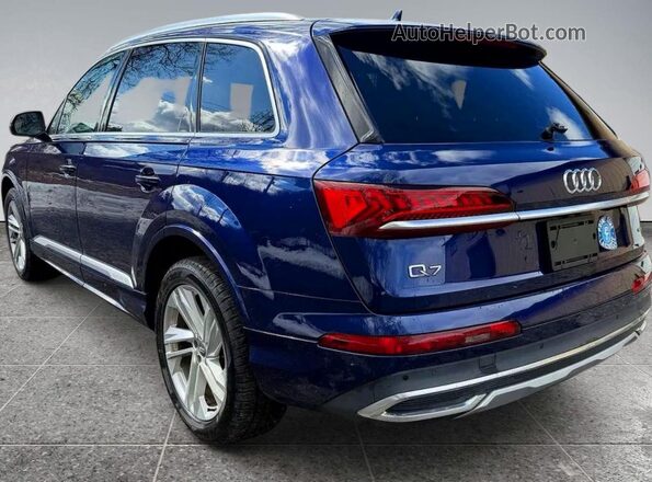 WA1AXAF70MD010157 2021 AUDI Q7 Blue Առջևի աջ