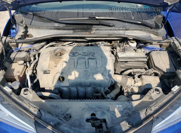 NMTKHMBX4JR047287 2018 TOYOTA C-HR Blue Вид наклейки з VIN-кодом