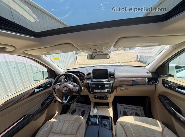 4JGDA5JB1HA938358 2017 MERCEDES-BENZ GLE-CLASS White Вид задніх сидінь