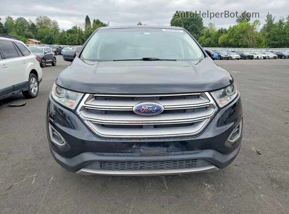 2FMPK3G98GBC48290 2016 FORD EDGE Black უკანა ხედი