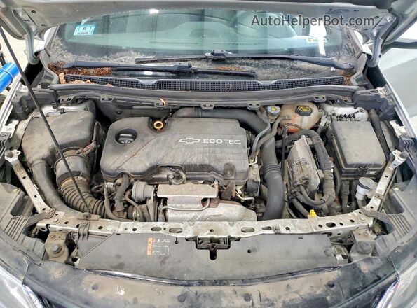 1G1BE5SM0H7191678 2017 CHEVROLET CRUZE Silver Vista del compartimento del motor