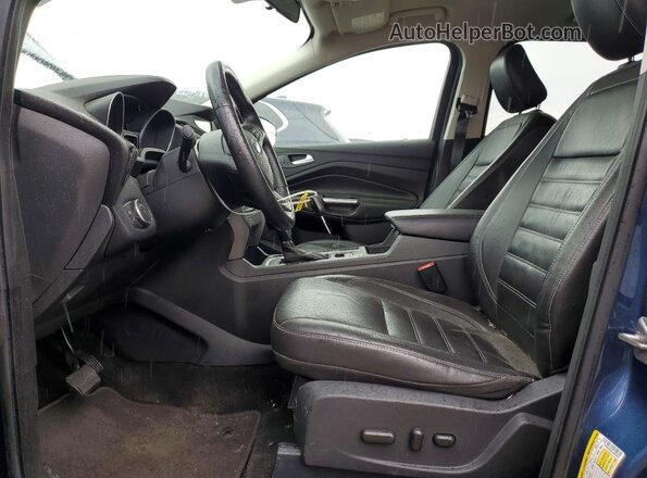 1FMCU0HD5JUA08609 2018 FORD ESCAPE Синий Вид панели приборов