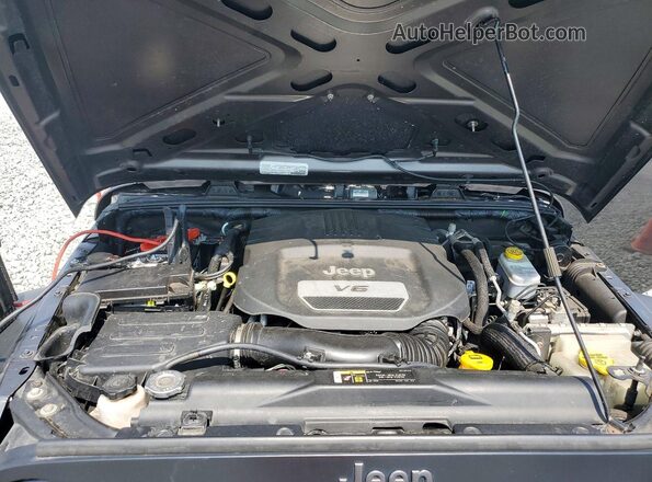 1C4BJWDG9HL644106 2017 JEEP WRANGLER Угольный Вид подкапотного пространства