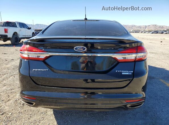 3FA6P0D95JR132063 2018 FORD FUSION Black Սալոնի դիմացի տեսք