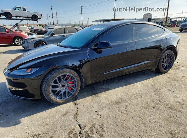 5YJ3E1EA3SF980608 2025 TESLA MODEL Black Rear left