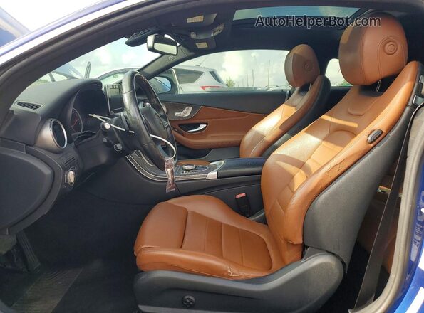 WDDWJ4KB1HF331939 2017 MERCEDES-BENZ C Blue Vista del salpicadero