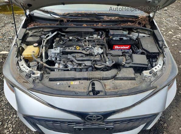 JTNK4RBE2K3011752 2019 TOYOTA COROLLA White Vista del compartimento del motor