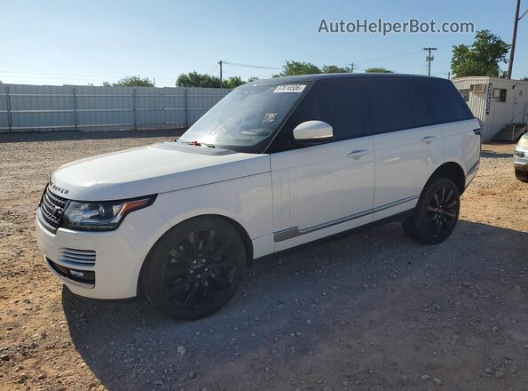 SALGS2FEXHA336521 2017 LAND ROVER RANGE ROVER White Задня ліва чверть