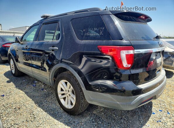 1FM5K7B8XJGC86813 2018 FORD EXPLORER Black Rear right