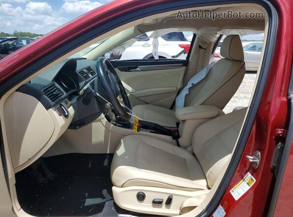1VWBA7A32JC043226 2018 VOLKSWAGEN PASSAT Burgundy Widok deski rozdzielczej