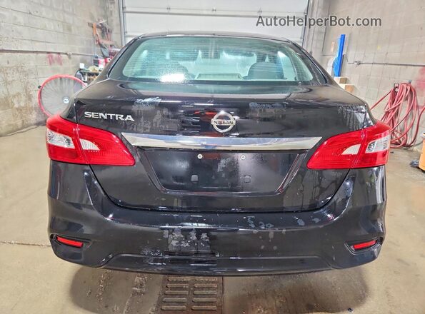 3N1AB7AP5JY323263 2018 NISSAN SENTRA Black Вид салону спереду