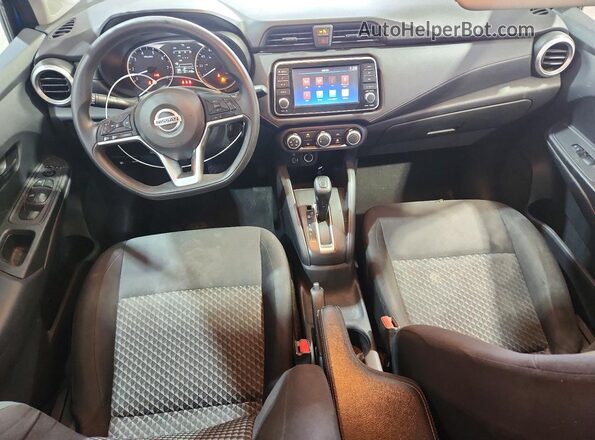 3N1CN8DV3NL825935 2022 NISSAN VERSA Синий Вид щитка приборов