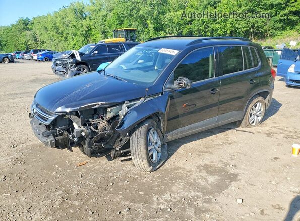 WVGBV7AX2HK029199 2017 VOLKSWAGEN TIGUAN Black Trasero izquierdo