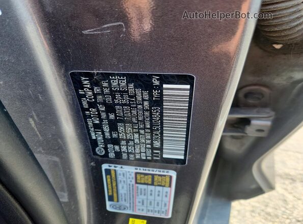 KM8J3CAL5LU248453 2020 HYUNDAI TUCSON Gray Սալոնի 360 աստիճան տեսք