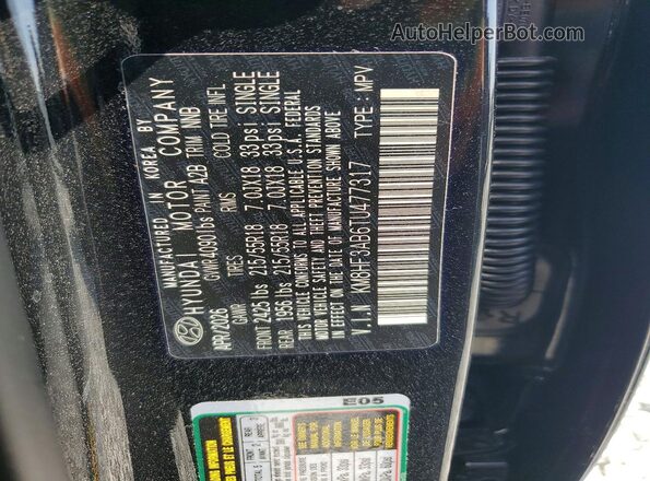 KM8HF3AB6TU477317 2026 HYUNDAI KONA Black 