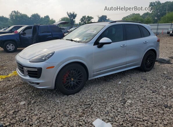 WP1AD2A21GLA72031 2016 PORSCHE CAYENNE Silver უკანა მარცხენა