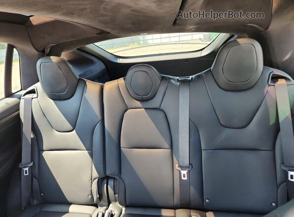 5YJXCDE23JF122300 2018 TESLA MODEL Black Vista interior trasera