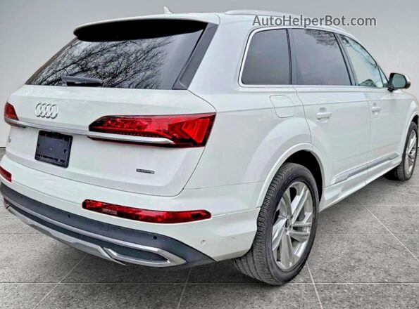 WA1LXAF71MD017482 2021 AUDI Q7 White წინა მარჯვენა