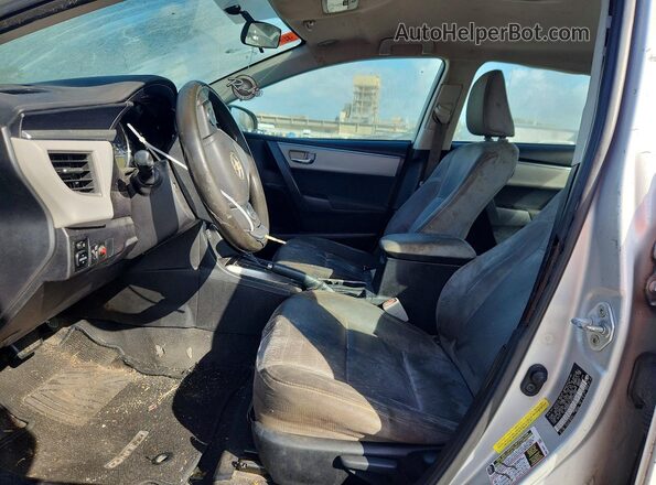 5YFBURHE2GP546039 2016 TOYOTA COROLLA Silver Vista del salpicadero