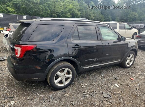1FM5K8D87HGA52738 2017 FORD EXPLORER Black Передня права чверть