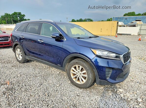 5XYPGDA37KG505346 2019 KIA SORENTO Blue Widok z przodu
