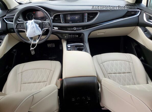 5GAERDKW7NJ185350 2022 BUICK ENCLAVE Black Instrument cluster view